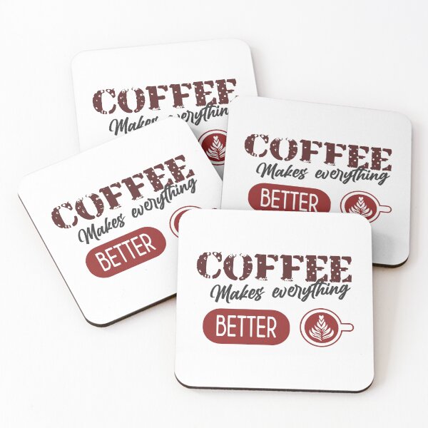 Item preview, Coffee makes everything better - Coffee addict - Caffeine addiction designed and sold by Ay-mane.