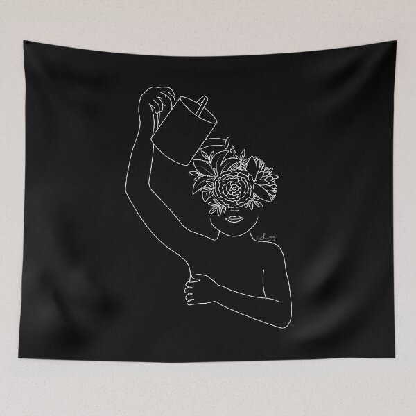 Item preview, Water Yourself (white lines) designed and sold by SemmeD.