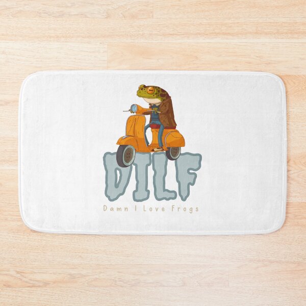 Item preview, DILF Damn i Love Frogs - Funny DILF Frog in Motocycle  designed and sold by diip.