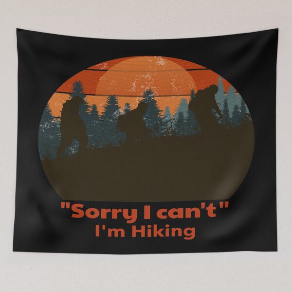 Item preview, Sorry I Can't I'm Hiking 3 Friends Hiking and Camping In The Mountains designed and sold by LMcDs.