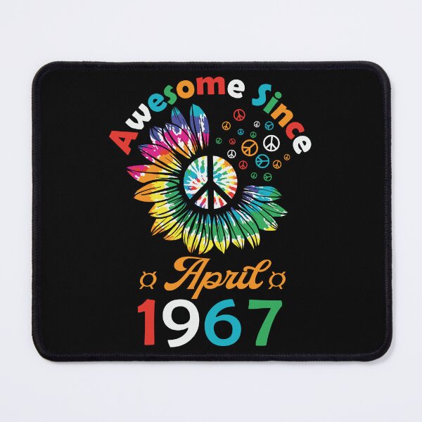 Item preview, Funny Birthday Quote, Awesome Since April 1967, Retro Birthday designed and sold by Estrytee.