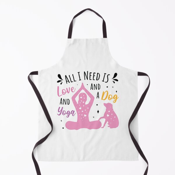 Item preview, All I Need Is Love And Yoga And A Dog designed and sold by trendyshopy.