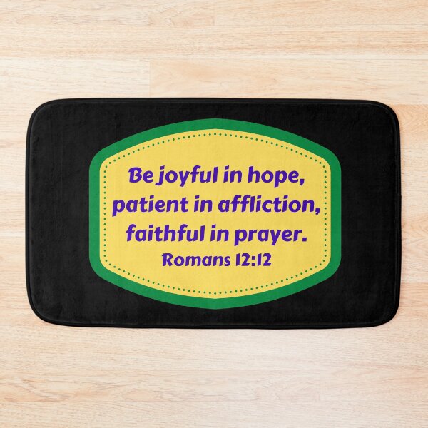 Item preview, Bible Verse Romans 12:12 designed and sold by Prayingwarrior.
