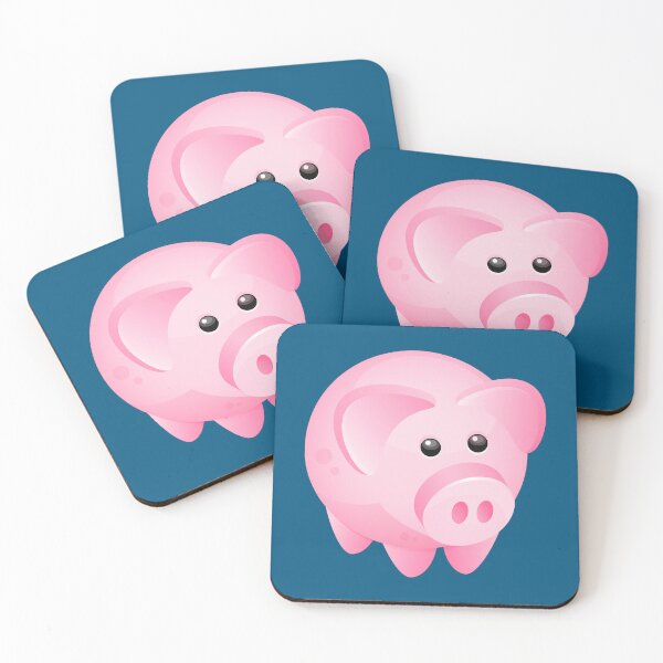 Item preview, Cute pink pig designed and sold by AnnPrecious.