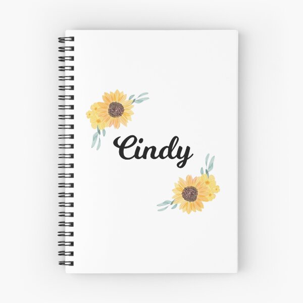 Item preview, Cindy - Name with sunflower designed and sold by Just  Names.