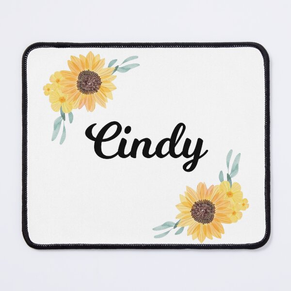 Item preview, Cindy - Name with sunflower designed and sold by Just  Names.