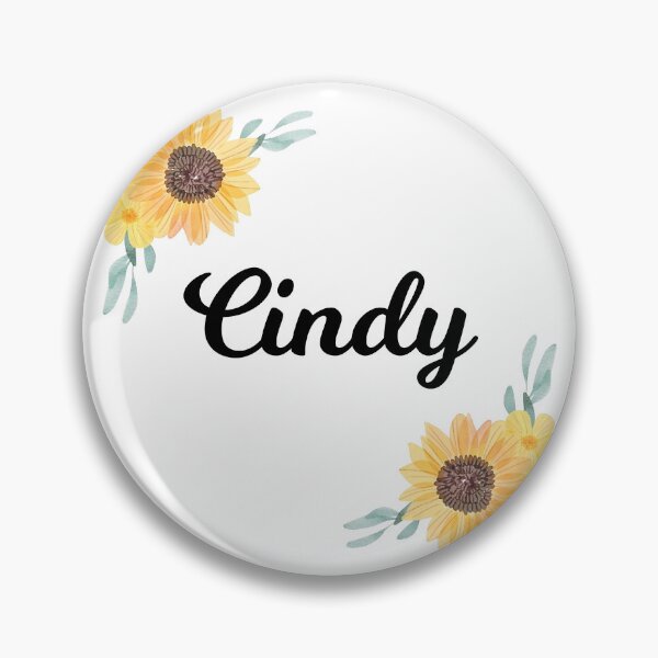 Item preview, Cindy - Name with sunflower designed and sold by Just  Names.