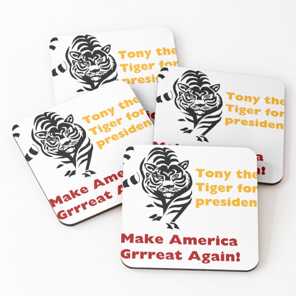 Item preview,  Tony The Tiger for President. Let's make America Grreat again! designed and sold by DistinguishedMe.