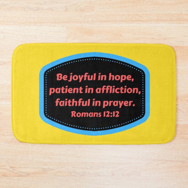 Item preview, Bible Verse Romans 12:12 designed and sold by Prayingwarrior.