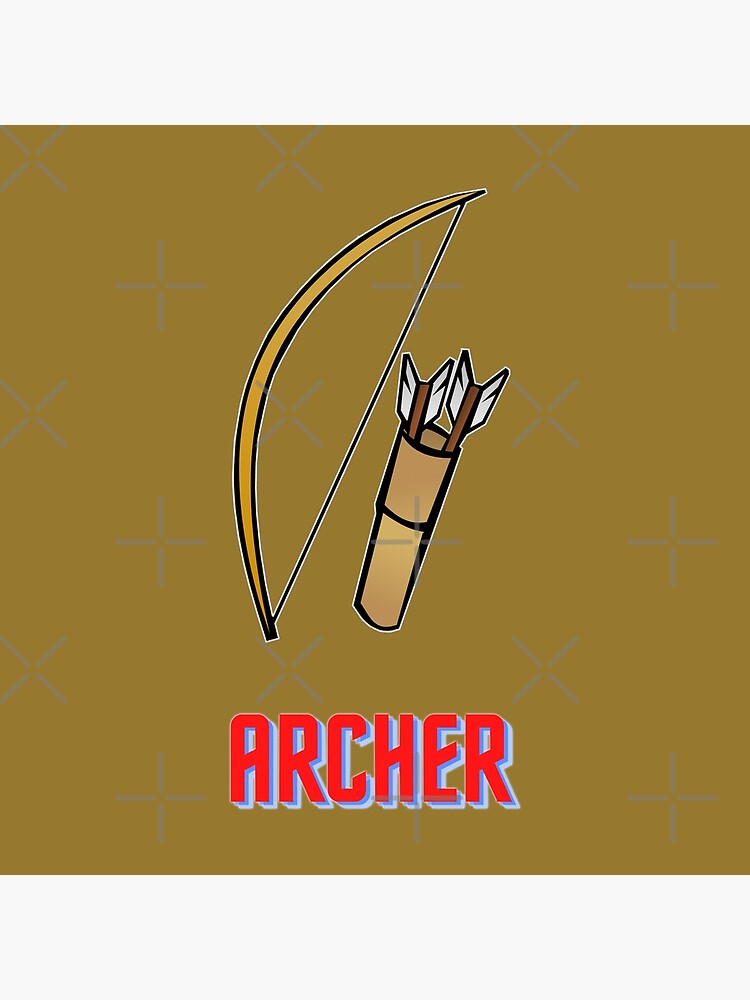 "Archer Bow and Arrows" Poster for Sale by janraydesigns Redbubble