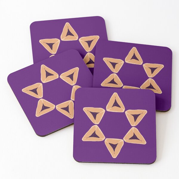 Item preview, Purple Hamantaschen Star designed and sold by TillaCrowne.
