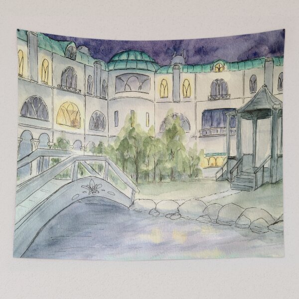 Item preview, Manor at Night designed and sold by asthael.