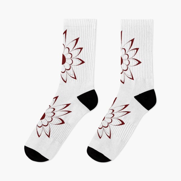 Item preview, Simple red  flower line art designed and sold by Inktown.