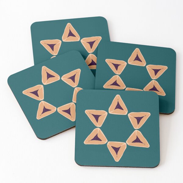 Item preview, Teal Hamantaschen Star designed and sold by TillaCrowne.