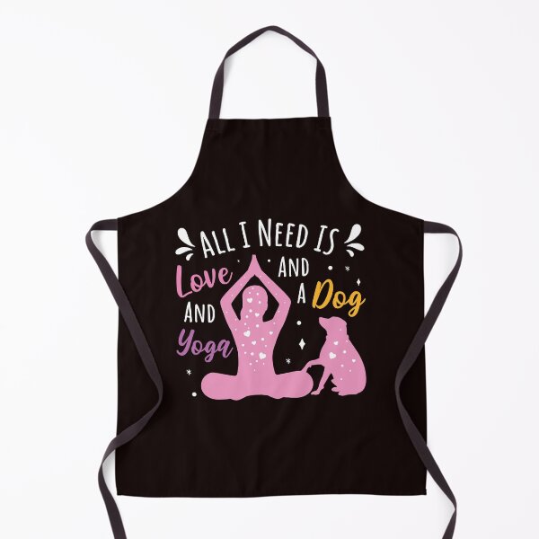 Item preview, All I Need Is Love And Yoga And A Dog designed and sold by trendyshopy.