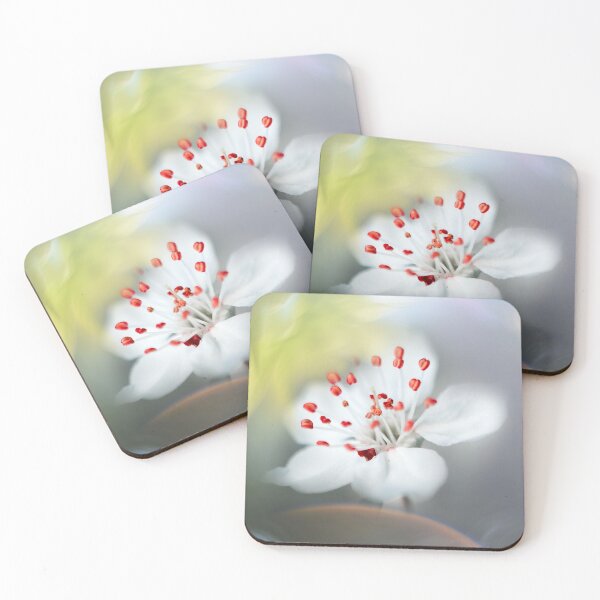 Item preview, Wild cherry flower in lens flare designed and sold by bokehlein.