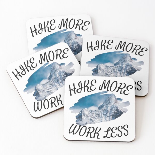Item preview, Hike More Work Less - Happiness Is A Day Spent Hiking designed and sold by player-502.