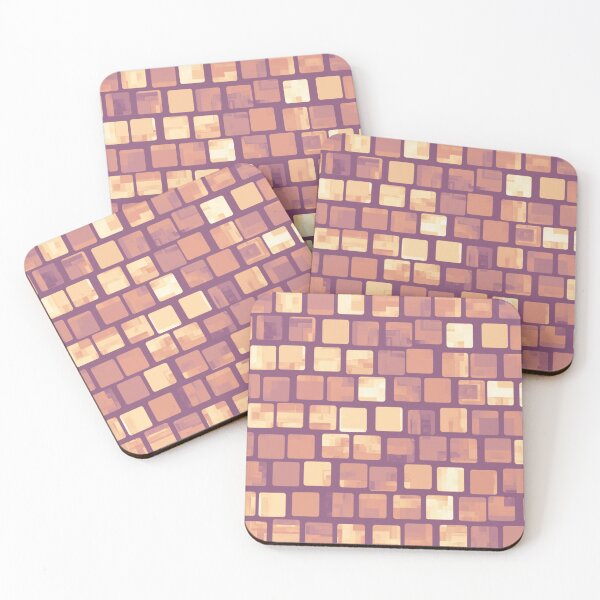 Item preview, Retro Geometric Blocky Vintage Print Pattern Earthy Interior Design designed and sold by Shayna Westfall.