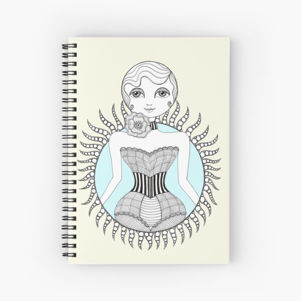 Hulahoop Betty Spiral Notebook