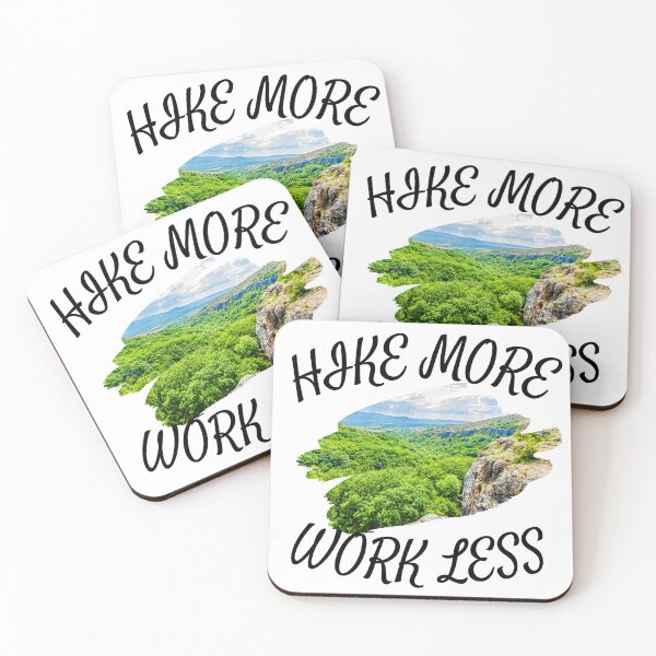 Item preview, Hike More Work Less - Happiness Is A Day Spent Hiking designed and sold by player-502.