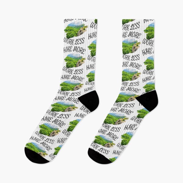 Item preview, Hike More Work Less - Happiness Is A Day Spent Hiking designed and sold by player-502.