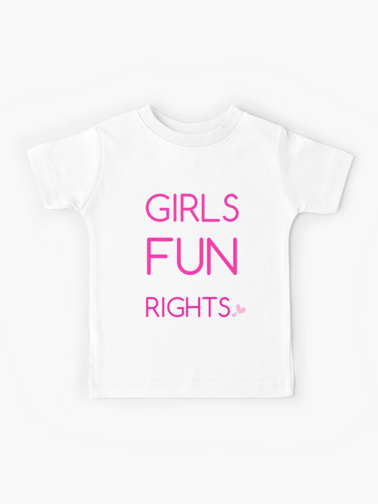 Feminist AF Kid/'s T-Shirt Children Girls Top Feminism Women/'s Rights Fundamental
