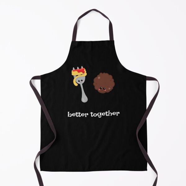 Item preview, Better Together Spaghetti and Meatballs couples, siblings, best friends, kids white lettering designed and sold by PirateAvocado.