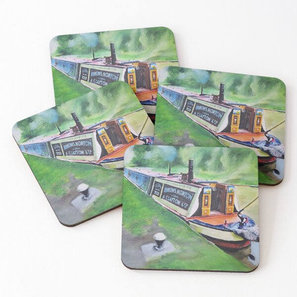 Item preview, British Canal Barge  designed and sold by LornaBowdenART.
