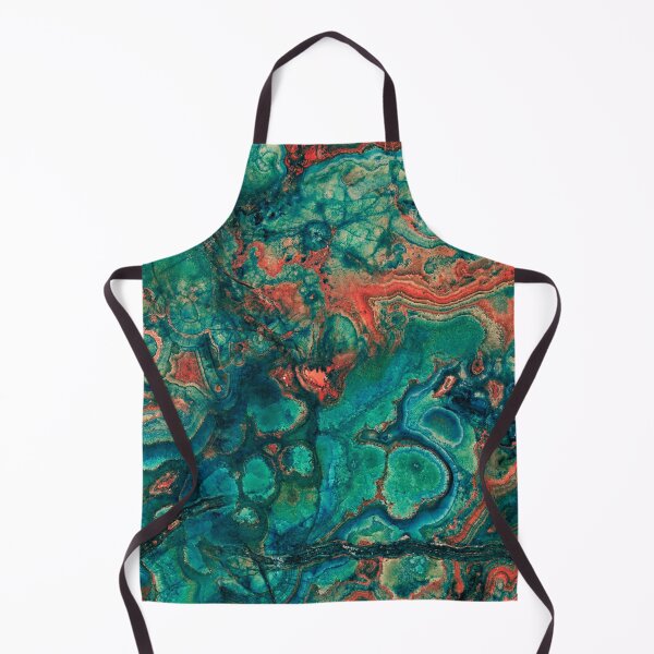 Item preview, Marble blue teal turquoise green pink abstract pattern designed and sold by cutecrazytshirt.