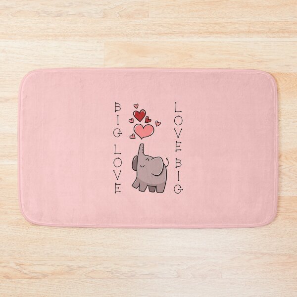Item preview, Big Love, Love Big (on Pink) designed and sold by PawsitiveMum.