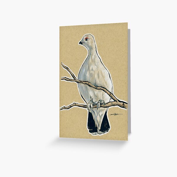 State Bird Series: Alaska - Willow Ptarmigan Greeting Card