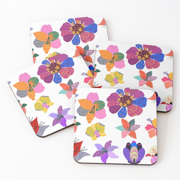 Item preview, Colorful Patchwork Flower Pattern designed and sold by Cora Gregory.