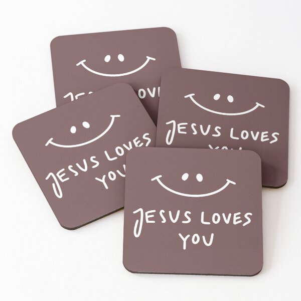 Item preview, Jesus loves you white designed and sold by hoffnungs-tr.