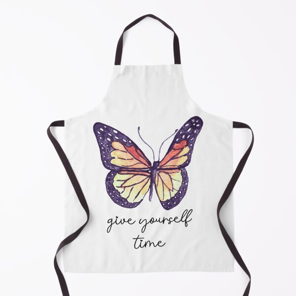 Item preview, Give yourself time - Motivational quotes - Aesthetic watercolor butterfly designed and sold by DaisyPaints.