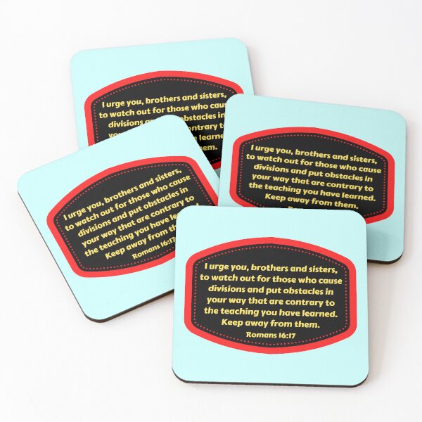 Item preview, Bible Verse Romans 16:17 designed and sold by Prayingwarrior.