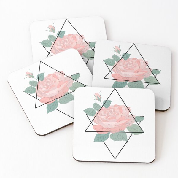 Item preview, Geometric Watercolor Peony designed and sold by Phosphorescent Dreaming.