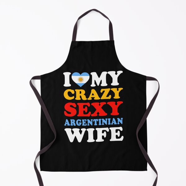 Item preview, I love My Crazy Sexy Argentinian Wife Funny Valentine’s Day designed and sold by RetroStyle247.