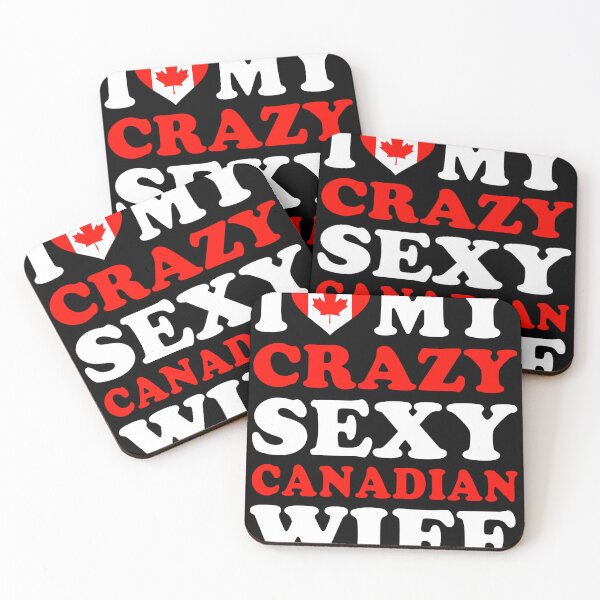 Item preview, I love My Crazy Sexy Canadian Wife Funny Valentine’s Day designed and sold by RetroStyle247.