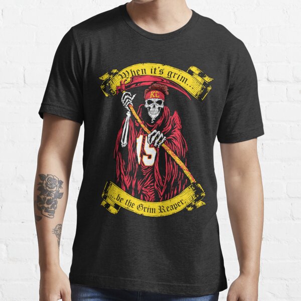 Mahomes KC Chiefs Grim Reaper shirt Essential T-Shirt for Sale by  FHdesigns