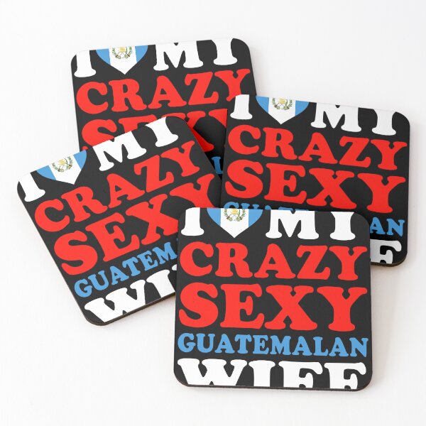 Item preview, I love My Crazy Sexy Guatemalan Wife Funny Valentine’s Day designed and sold by RetroStyle247.