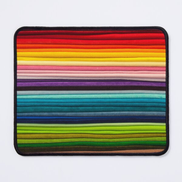 Item preview, Colourful textured rainbow pattern print designed and sold by LukjanovArt.