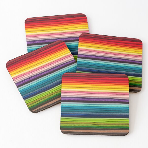 Item preview, Colourful textured rainbow pattern print designed and sold by LukjanovArt.