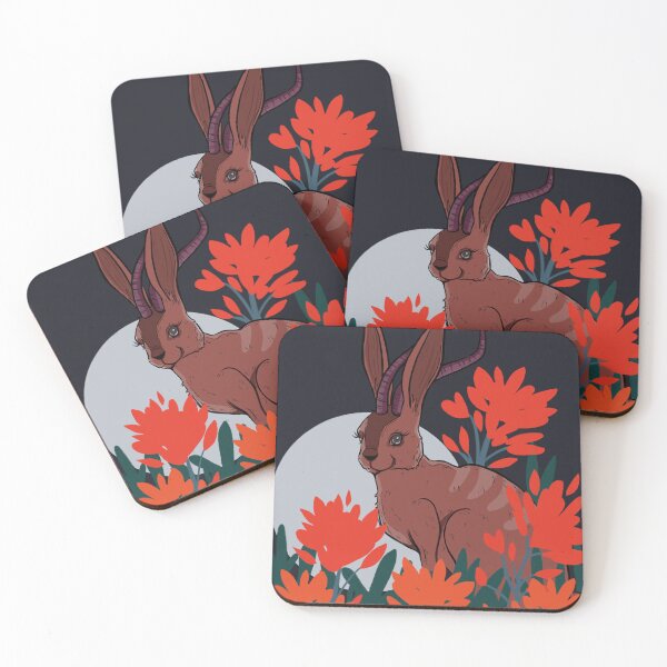 Item preview, Jackalope And Desert Flowers designed and sold by rachaelchambers.