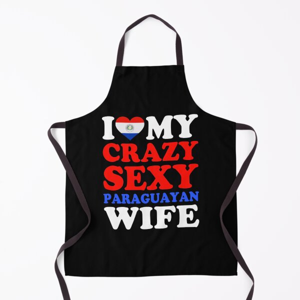 Item preview, I love My Crazy Sexy Paraguayan Wife Funny Valentine’s Day designed and sold by RetroStyle247.