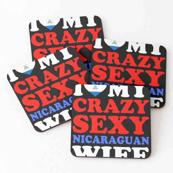 Item preview, I love My Crazy Sexy Nicaraguan Wife Funny Valentine’s Day designed and sold by RetroStyle247.