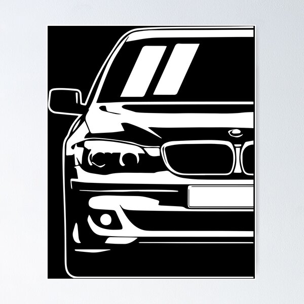 Car 7 Series E65 Facelift Poster for Sale by ThugRace Apparels
