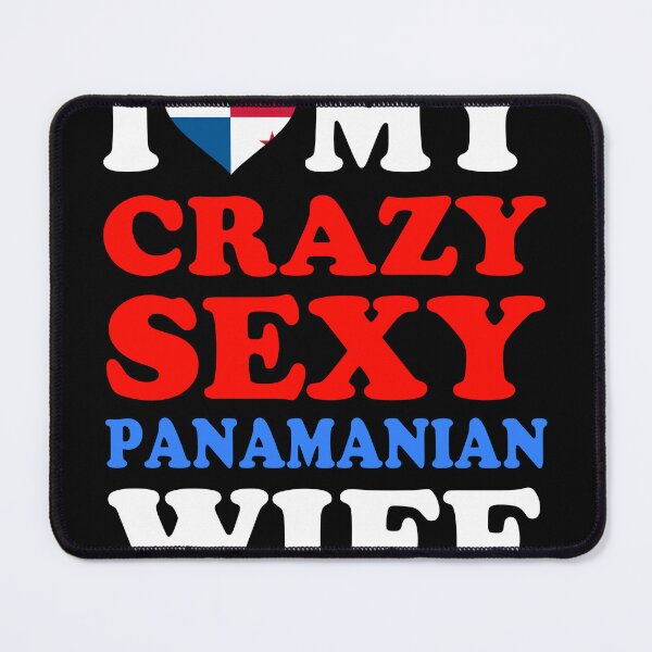 Item preview, I love My Crazy Sexy Panamanian Wife Funny Valentine’s Day designed and sold by RetroStyle247.
