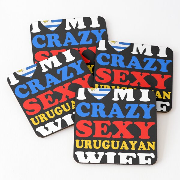Item preview, I love My Crazy Sexy Uruguayan Wife Funny Valentine’s Day designed and sold by RetroStyle247.