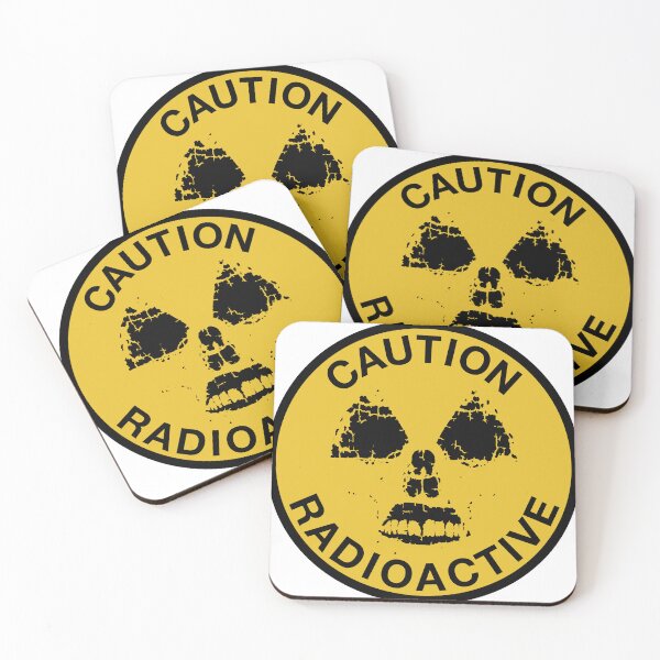 Item preview, Caution Radioactive skull symbol designed and sold by Platform11west.