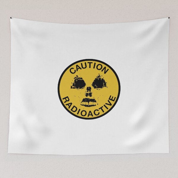 Item preview, Caution Radioactive skull symbol designed and sold by Platform11west.